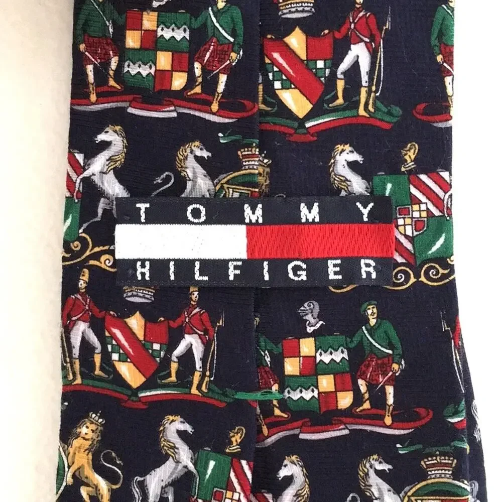 Tommy Hilfiger men’s tie Authentic blue royalty